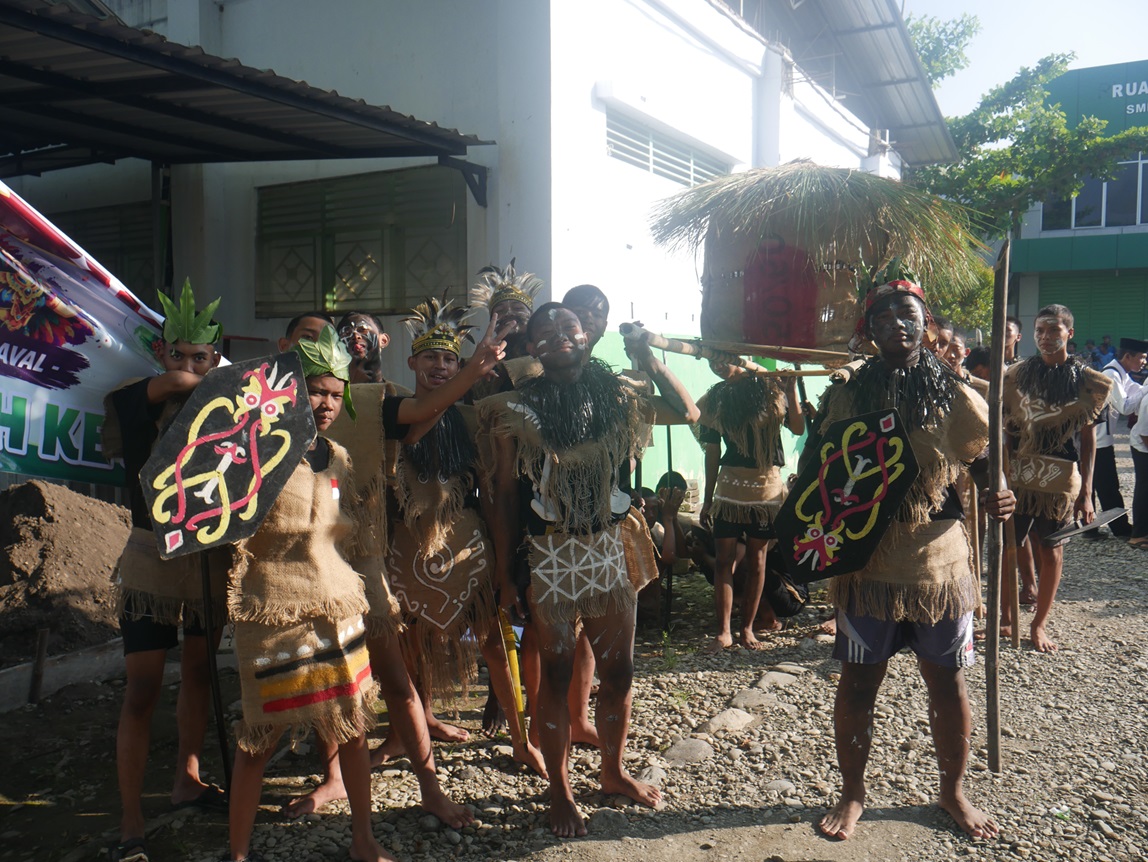 Karnaval Harlah SMK Nusantara 1 Comal